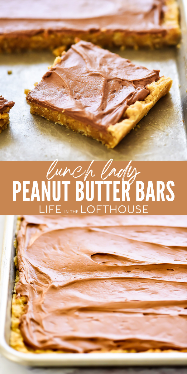 Lunch Lady Peanut Butter Bars