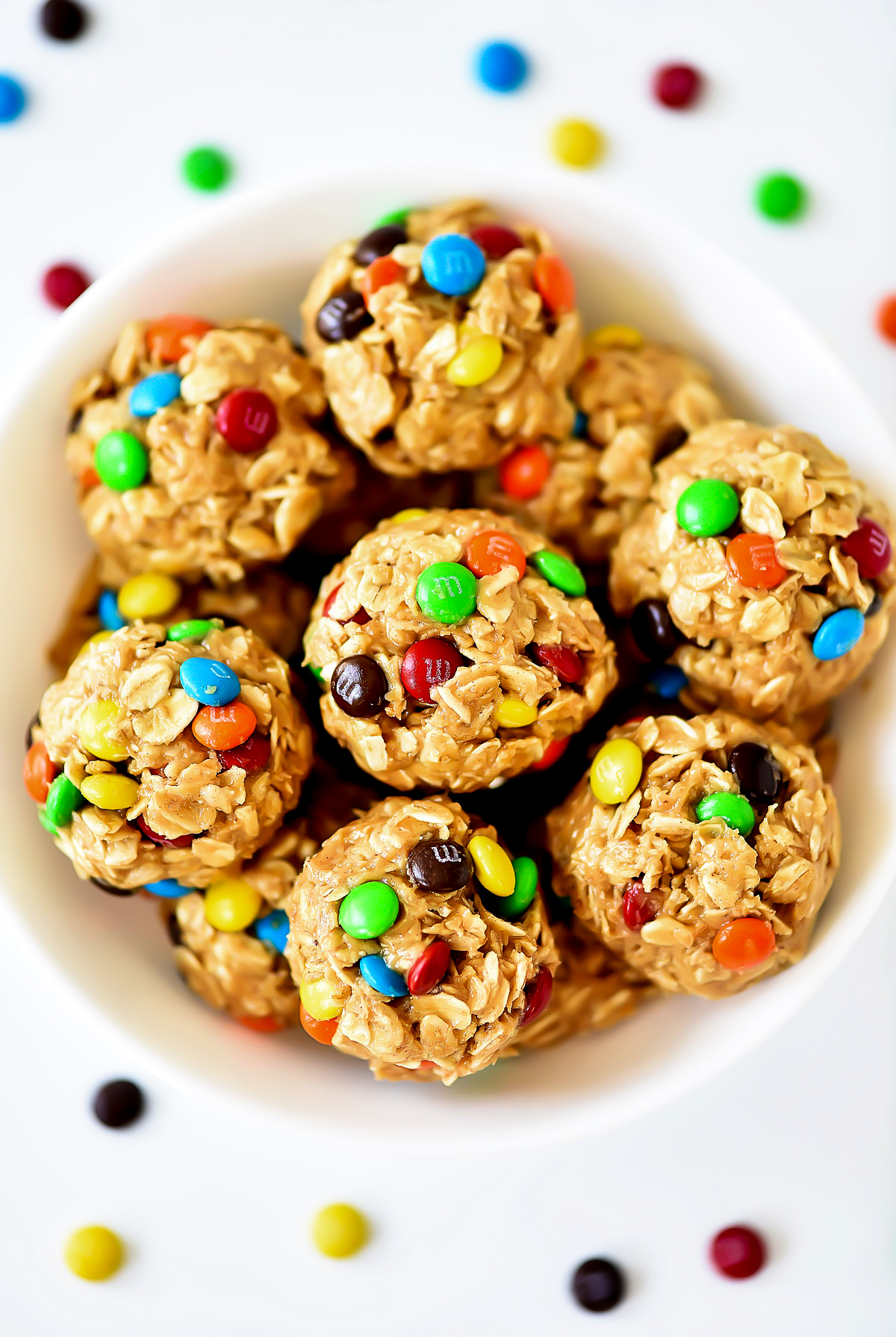 No Bake MM Energy Bites