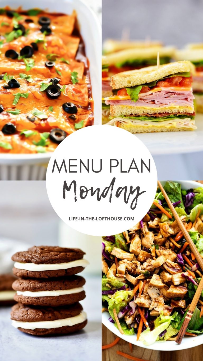 Menu Plan Monday is a weekly menu with delicious dinner recipes. All of the recipes are easy to follow and great for busy weeknights.