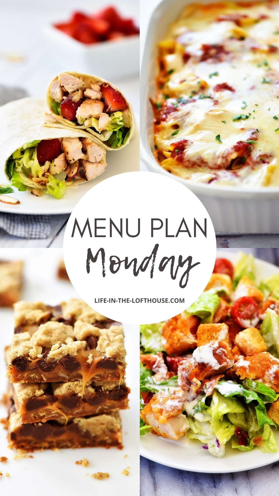 Menu Plan Monday is an easy dinner menu filled with six dinner recipes and one dessert. Life-in-the-Lofthouse.com