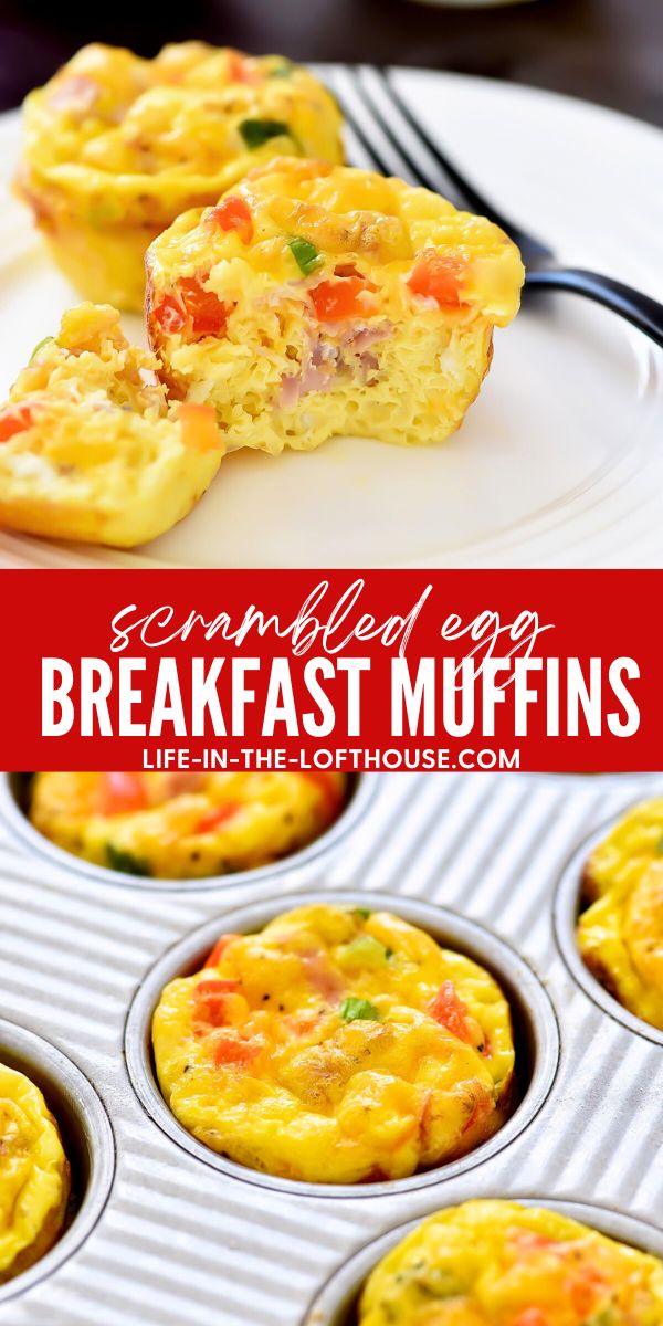 Scrambled Egg Breakfast Muffins