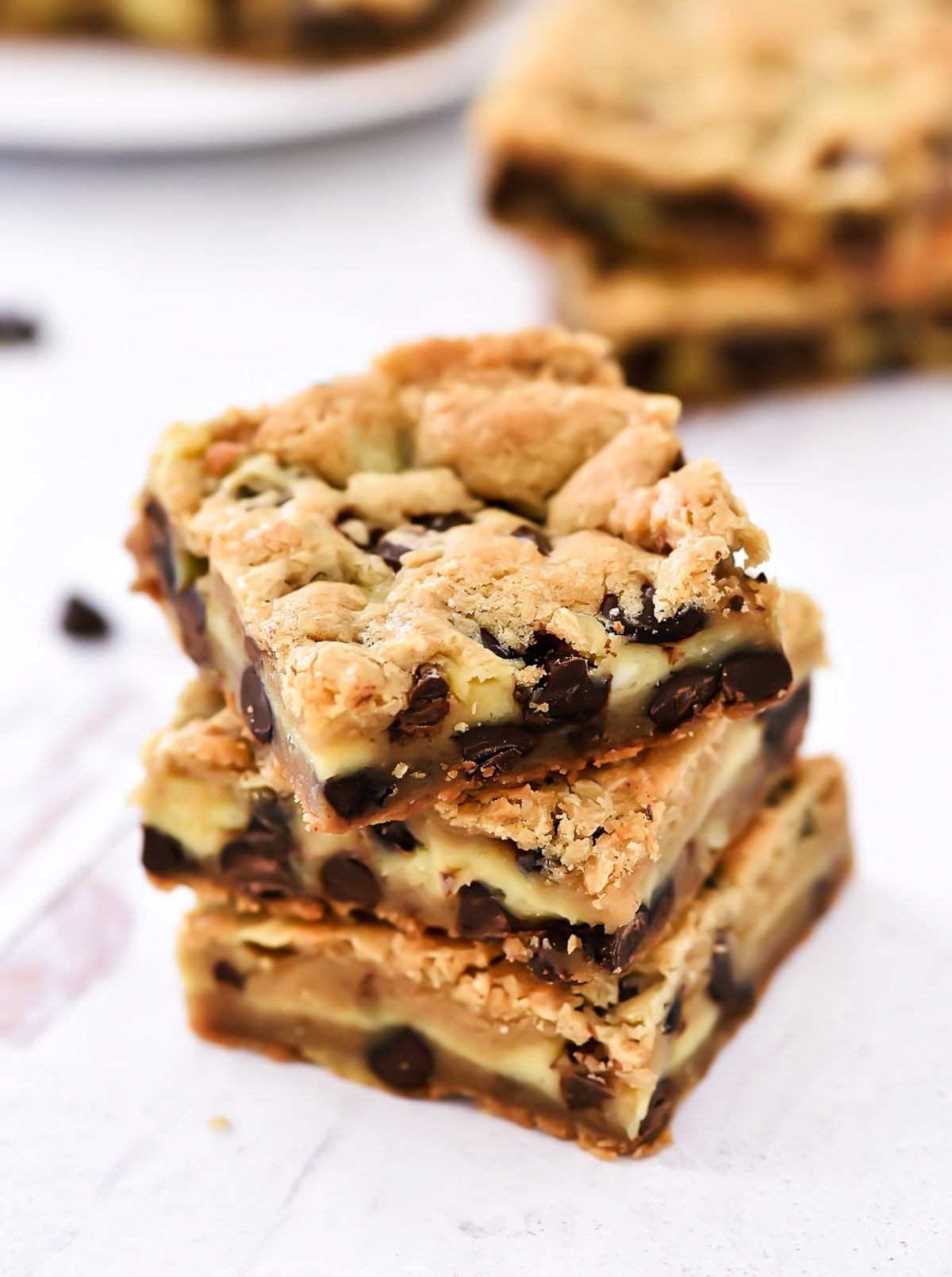 Cheesecake Chocolate Chip Bars