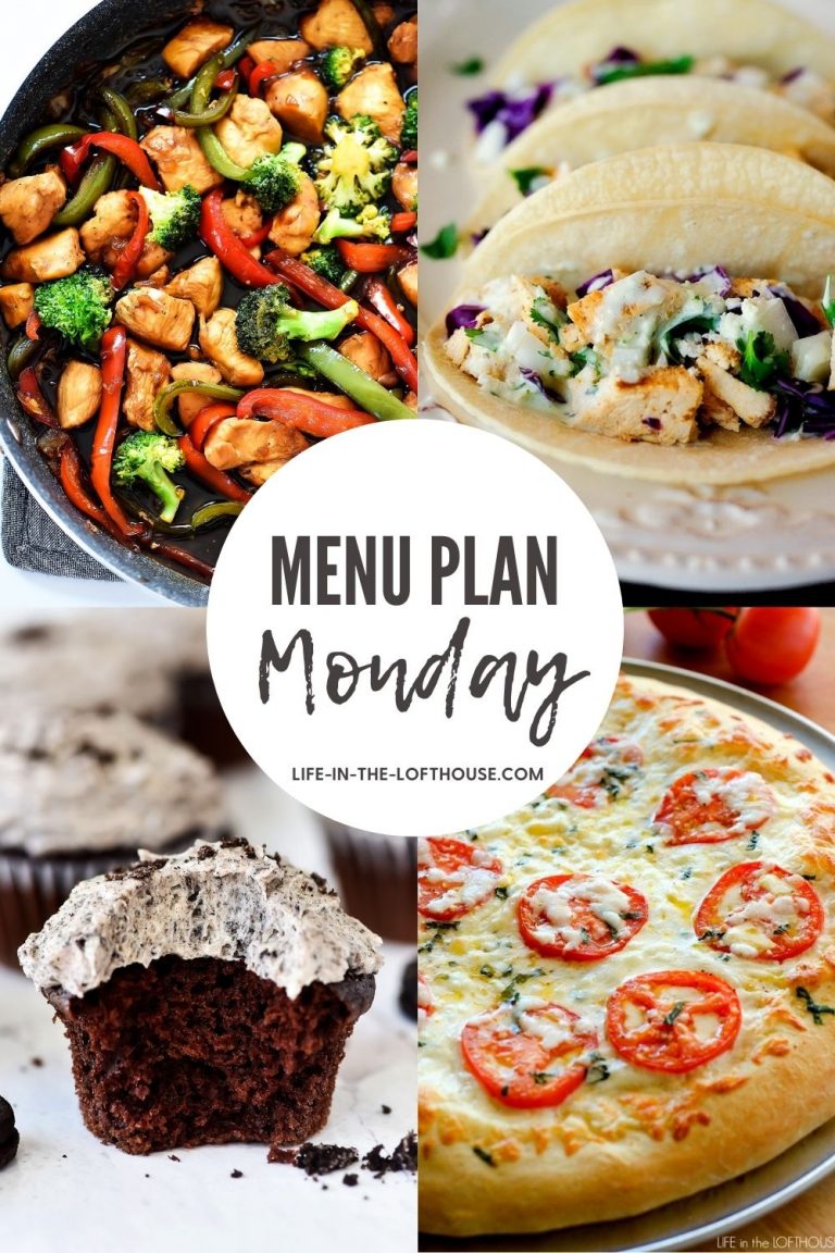 Menu Plan Monday is a list of family-friendly meals that are great for busy weeknights.