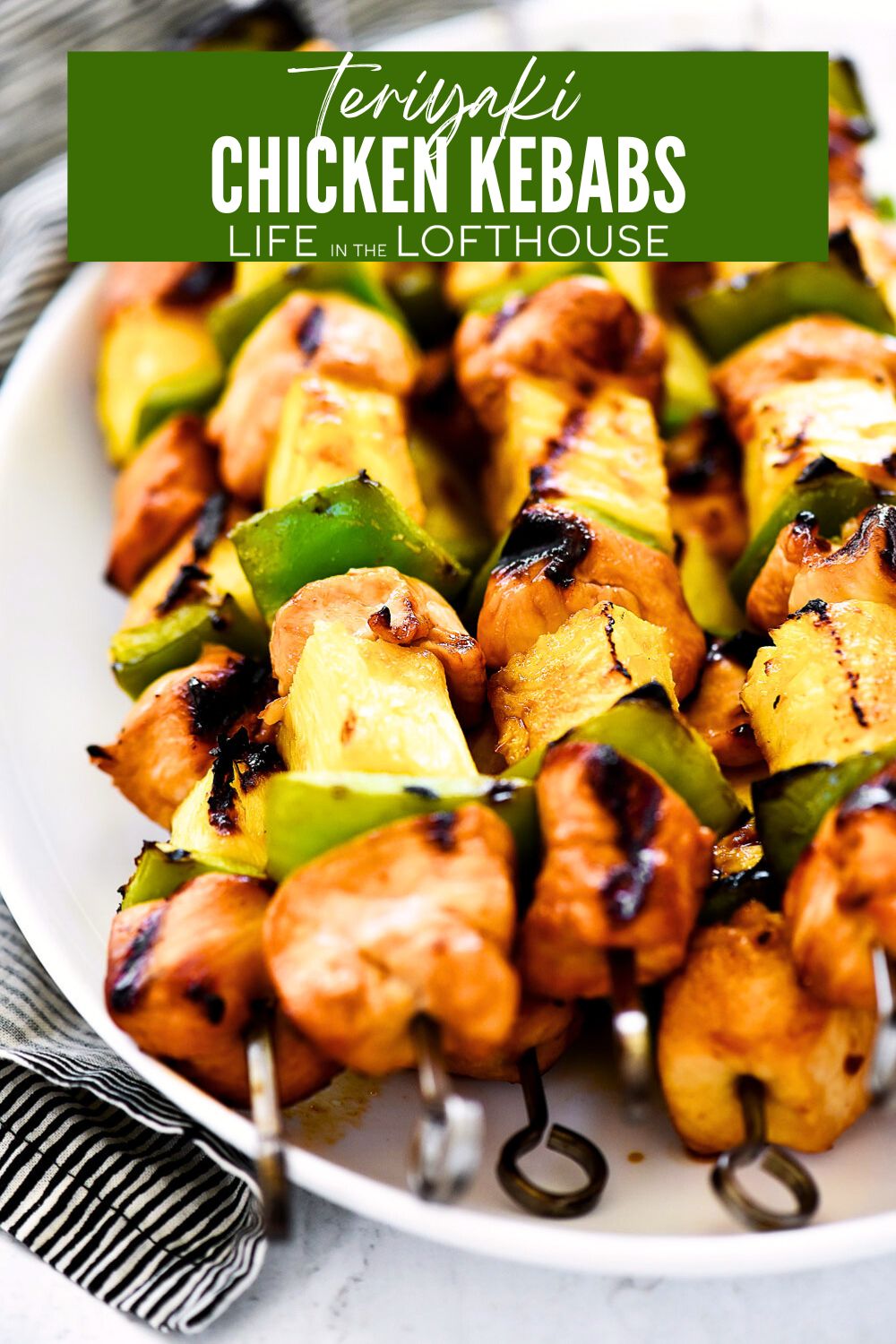Teriyaki Chicken Kebabs