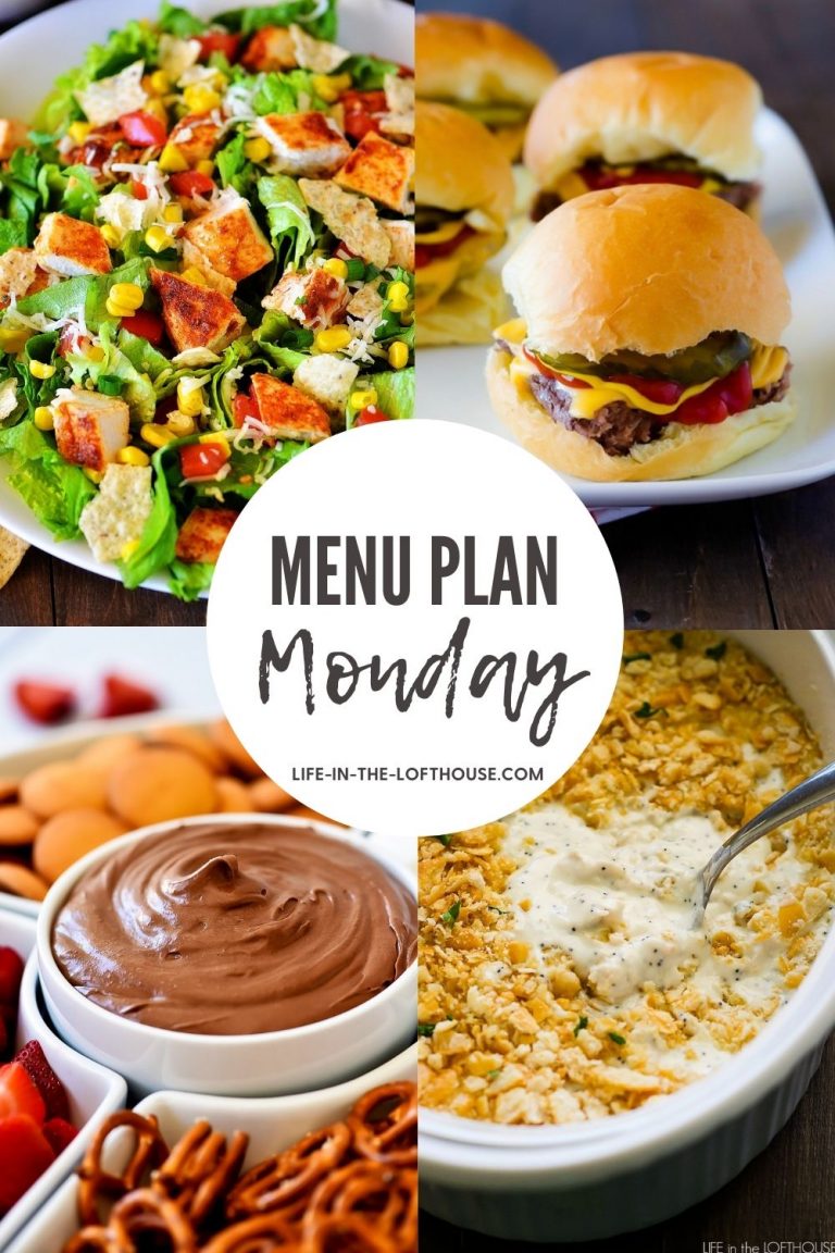 Menu Plan Monday is a list of easy and delicious dinner recipes.