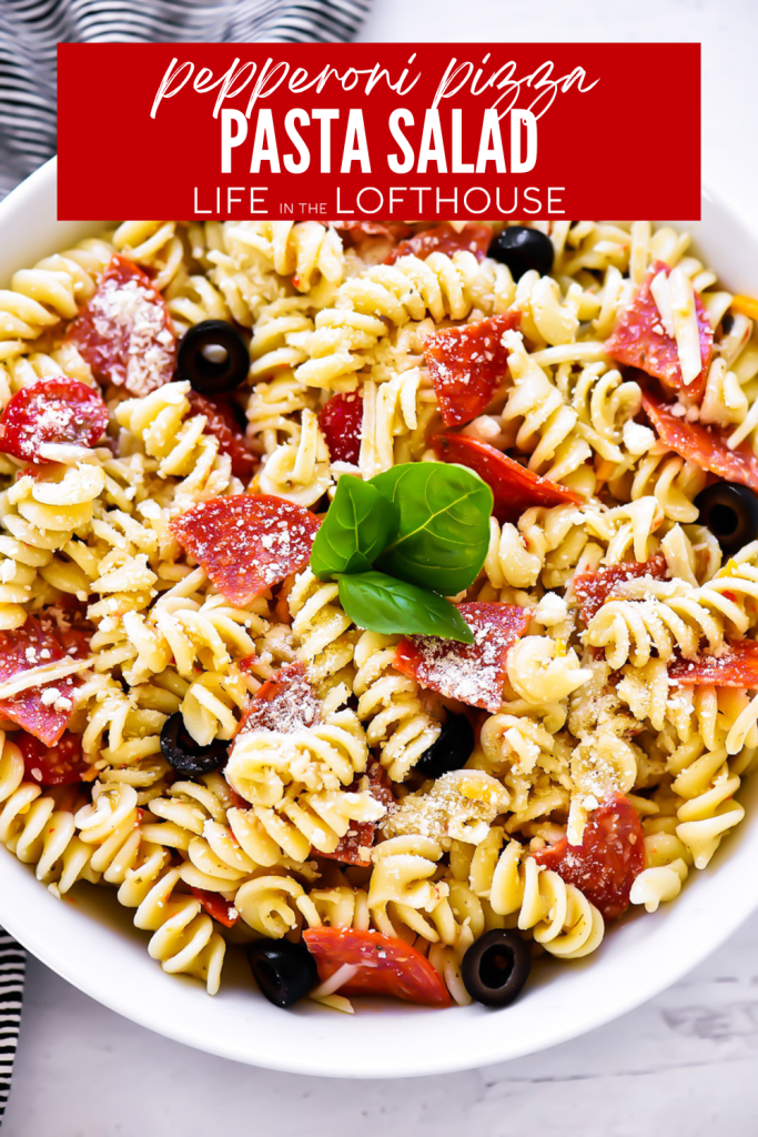 Pepperoni Pizza Pasta Salad
