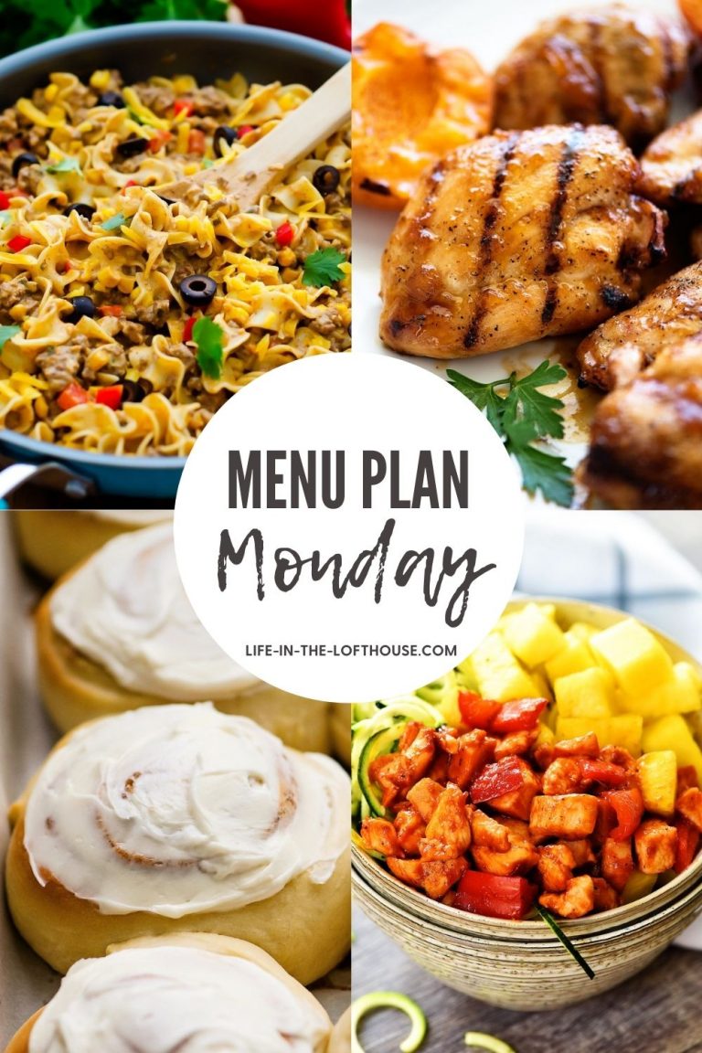 Menu Plan Monday is a collection of family favorite recipes from dinner to dessert.