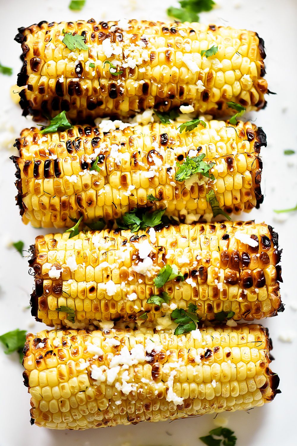 Grilled Corn with Cilantro Lime Butter