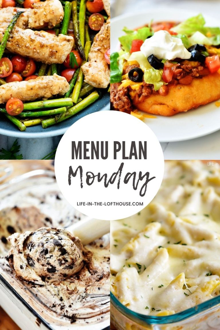 Menu Plan Monday is a collection of family favorite recipes from dinner to dessert.