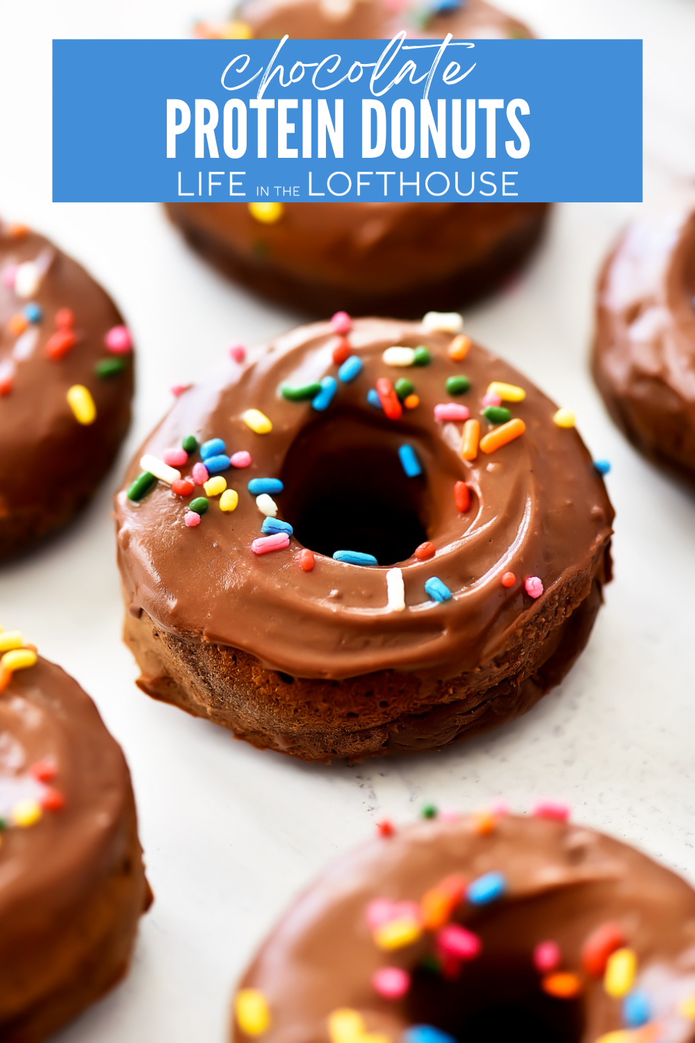 Chocolate Protein Donuts are an easy and healthy option to satisfy your sweet tooth. You&rsquo;ll never believe these delicious donuts are good for you!