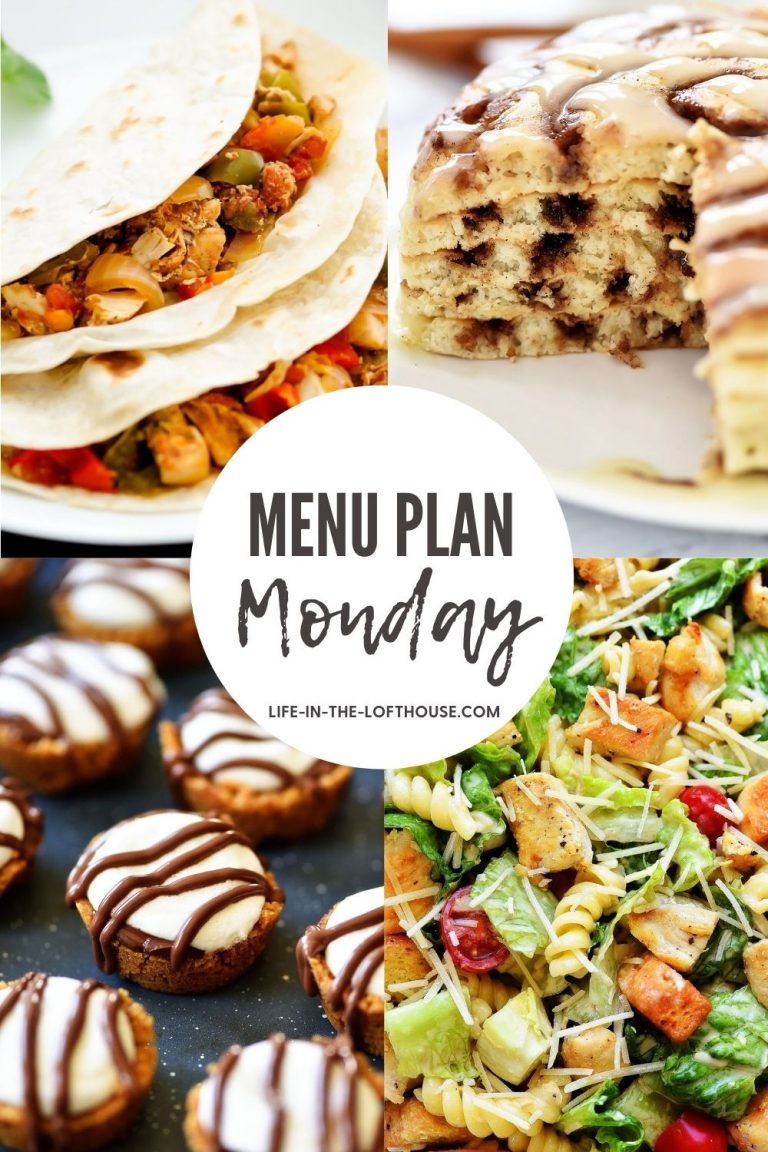 Menu Plan Monday is a list of family-friendly meals that are great for busy weeknights.