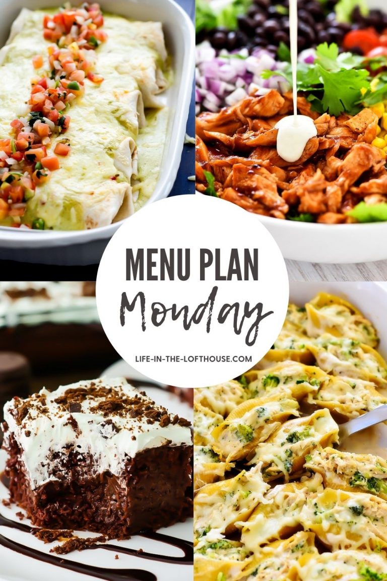 Menu Plan Monday is a collection of family favorite recipes from dinner to dessert.