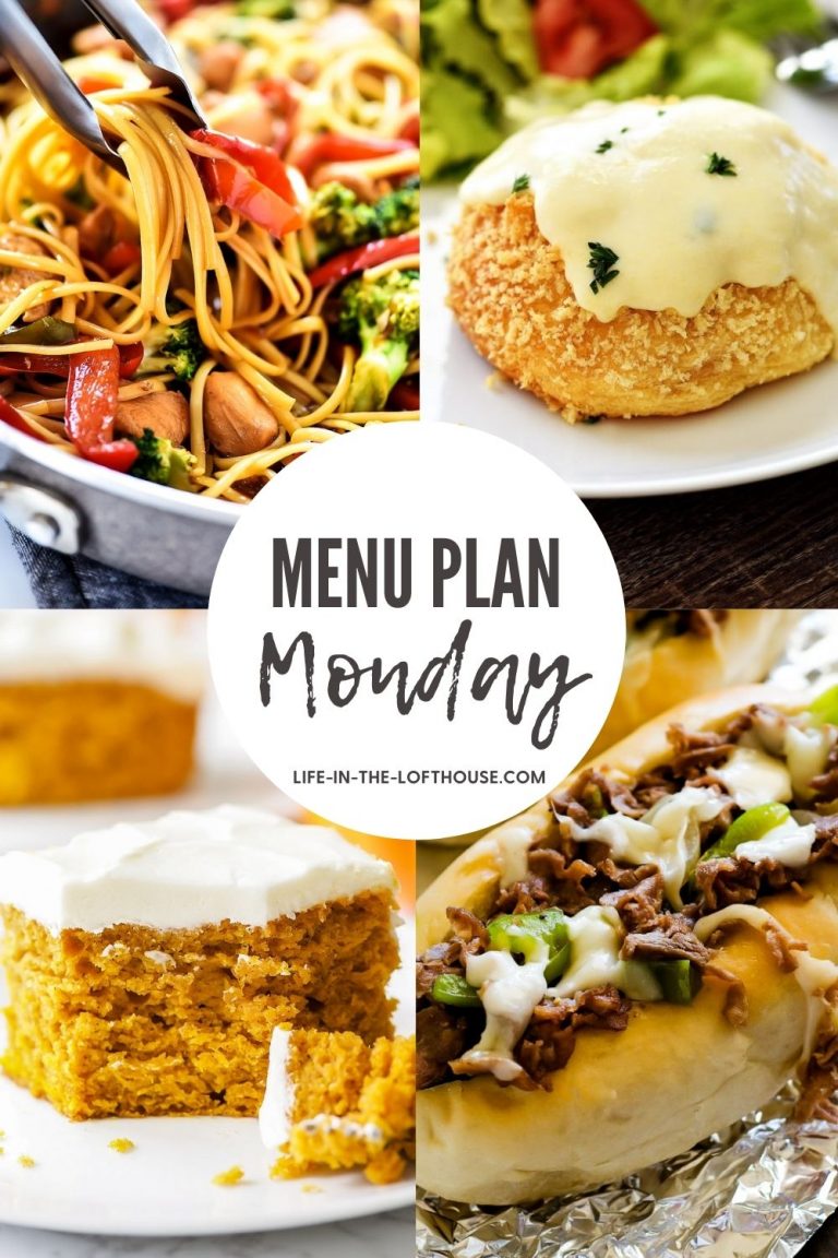 Menu Plan Monday is a collection of family favorite recipes from dinner to dessert.