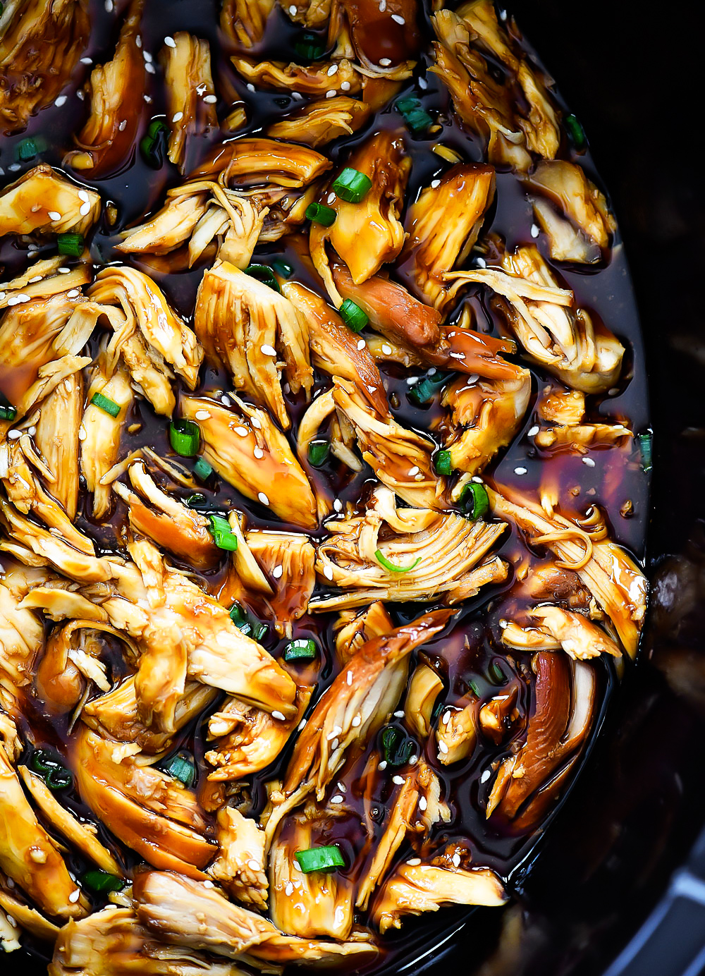 Chicken slow cooked with a homemade teriyaki sauce. Life-in-the-Lofthouse.com