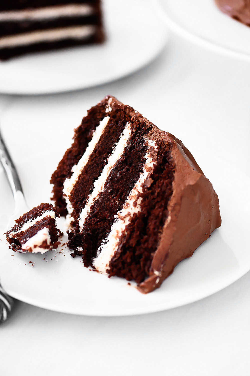 Ho Ho Cake is a chocolate cake with layers of vanilla cream and chocolate frosting on top. Life-in-the-Lofthouse.com