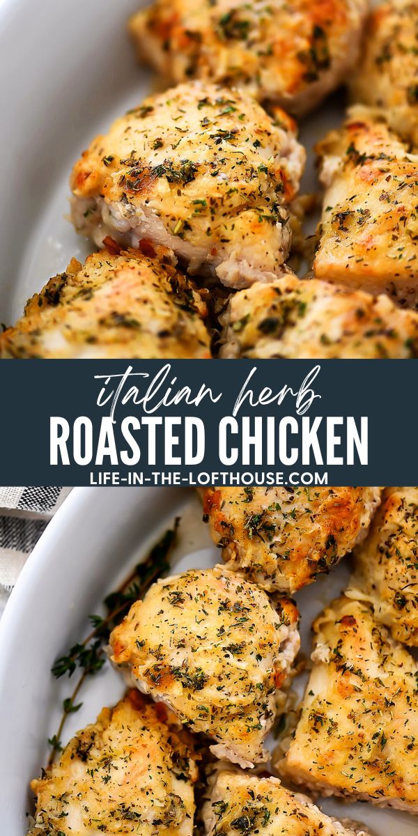 Flavorful Roasted Italian Chicken