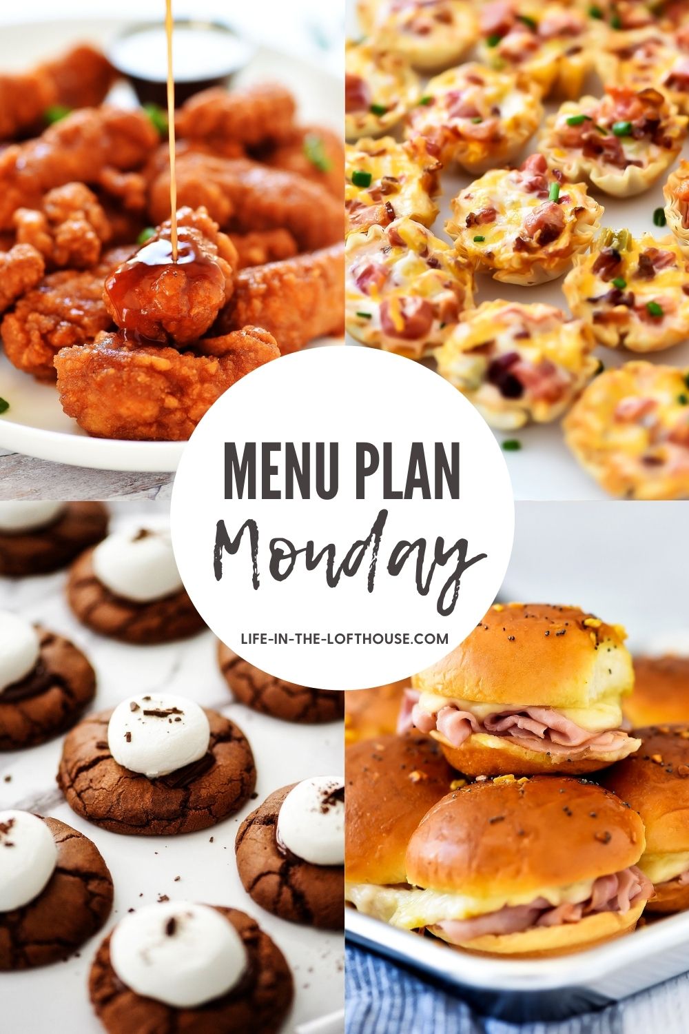Menu Plan Monday is a list of six dinners and one dessert idea. Life-in-the-Lofthouse.com
