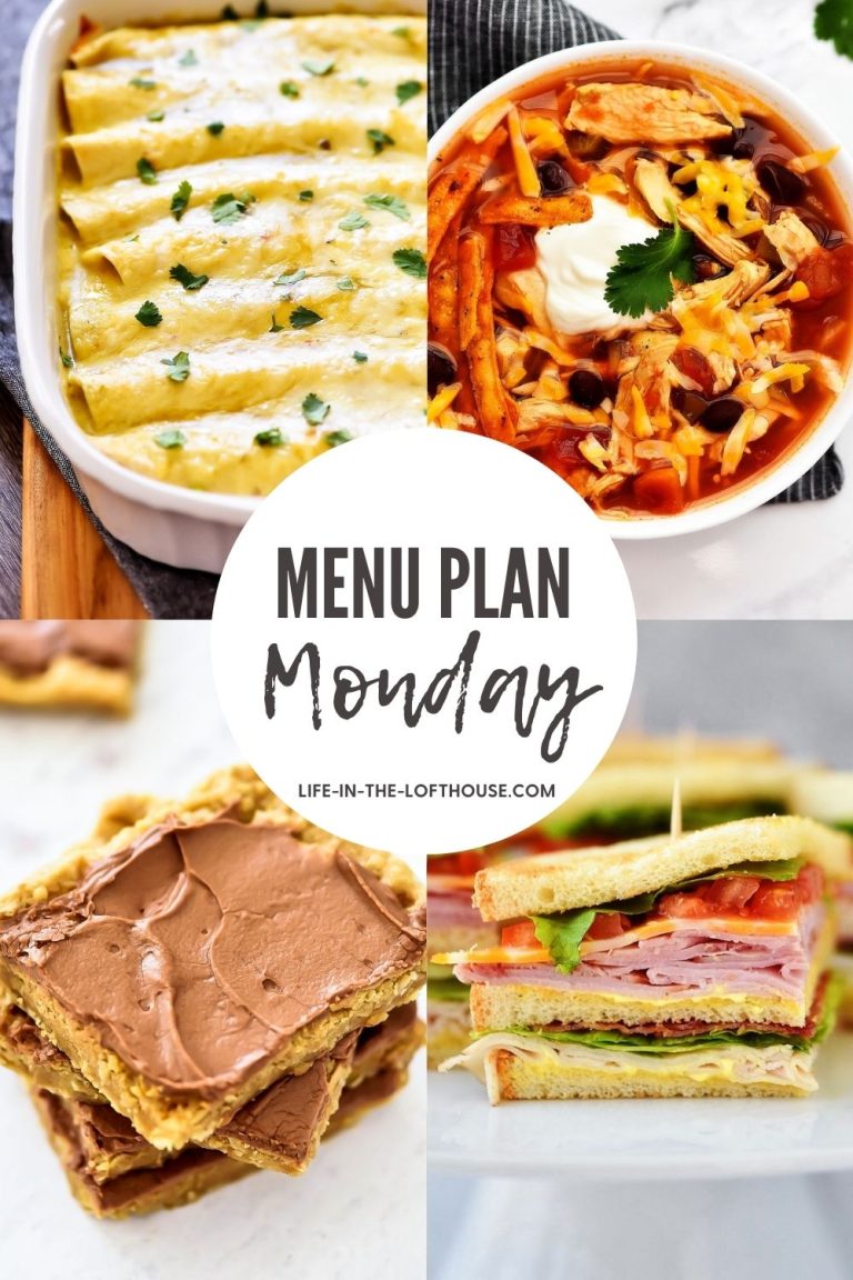 Menu Plan Monday is a collection of family favorite recipes from dinner to dessert.