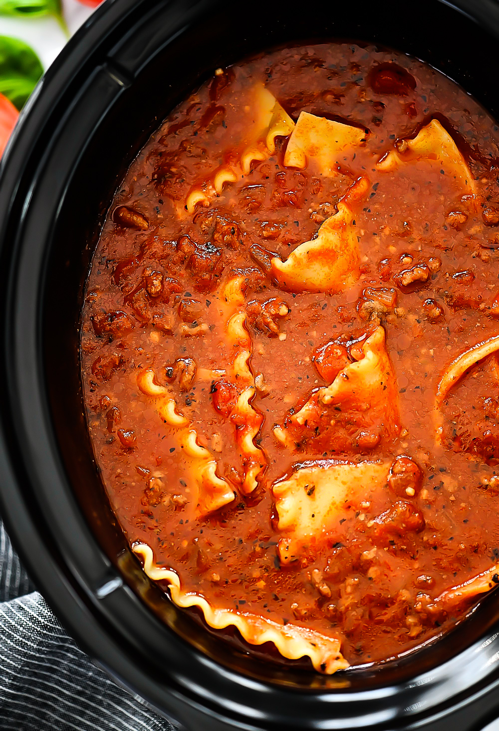 Slow Cooker Lasagna Soup