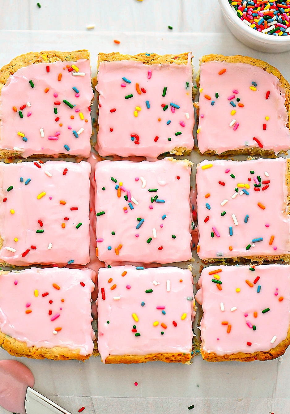 Cake Batter Blondies