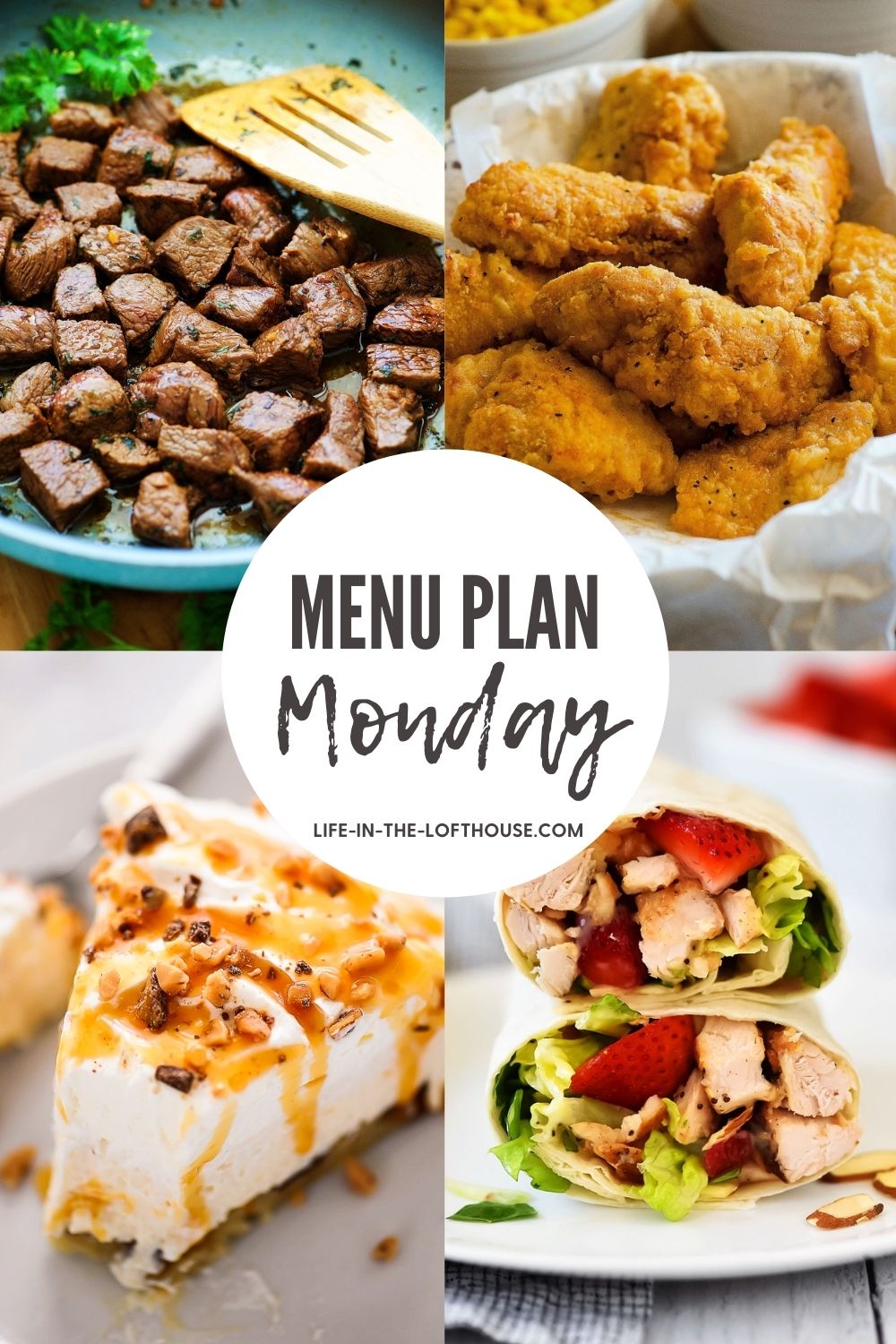 Menu Plan Monday #425 recipe collage