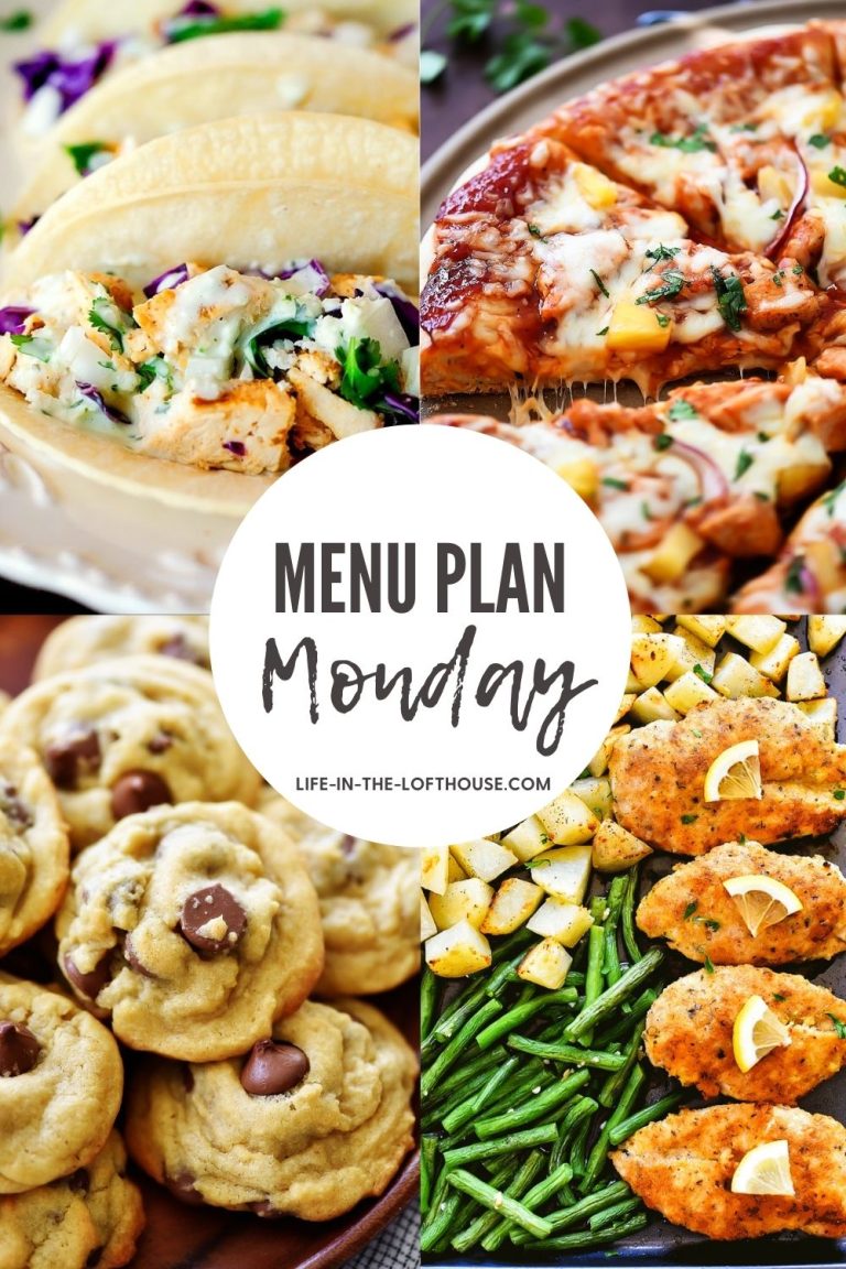 Menu Plan Monday is a collection of family favorite recipes from dinner to dessert.