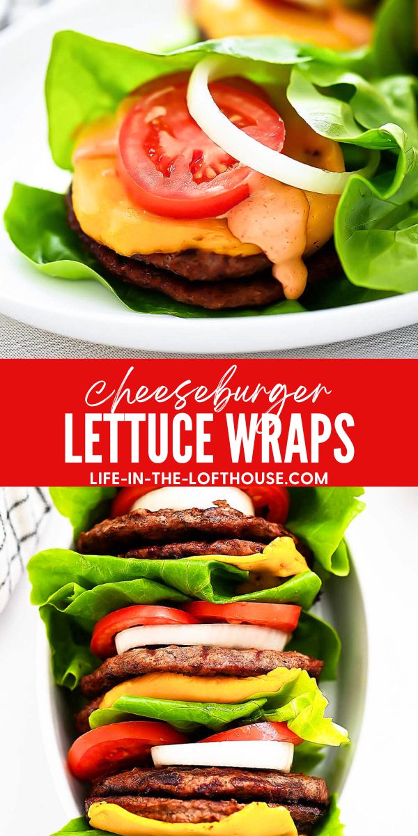 Cheeseburger Lettuce Wraps