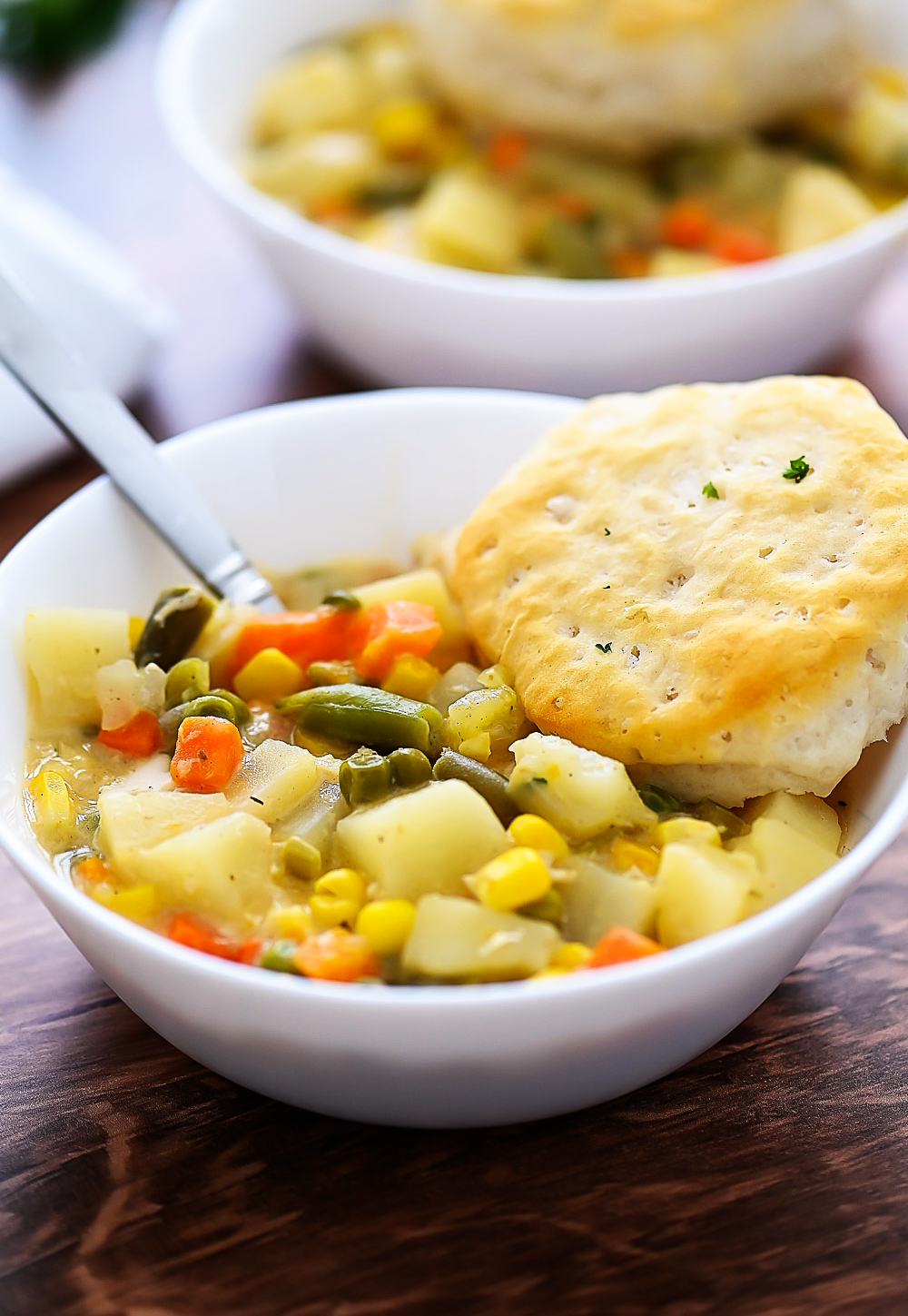 Slow Cooker Chicken Pot Pie