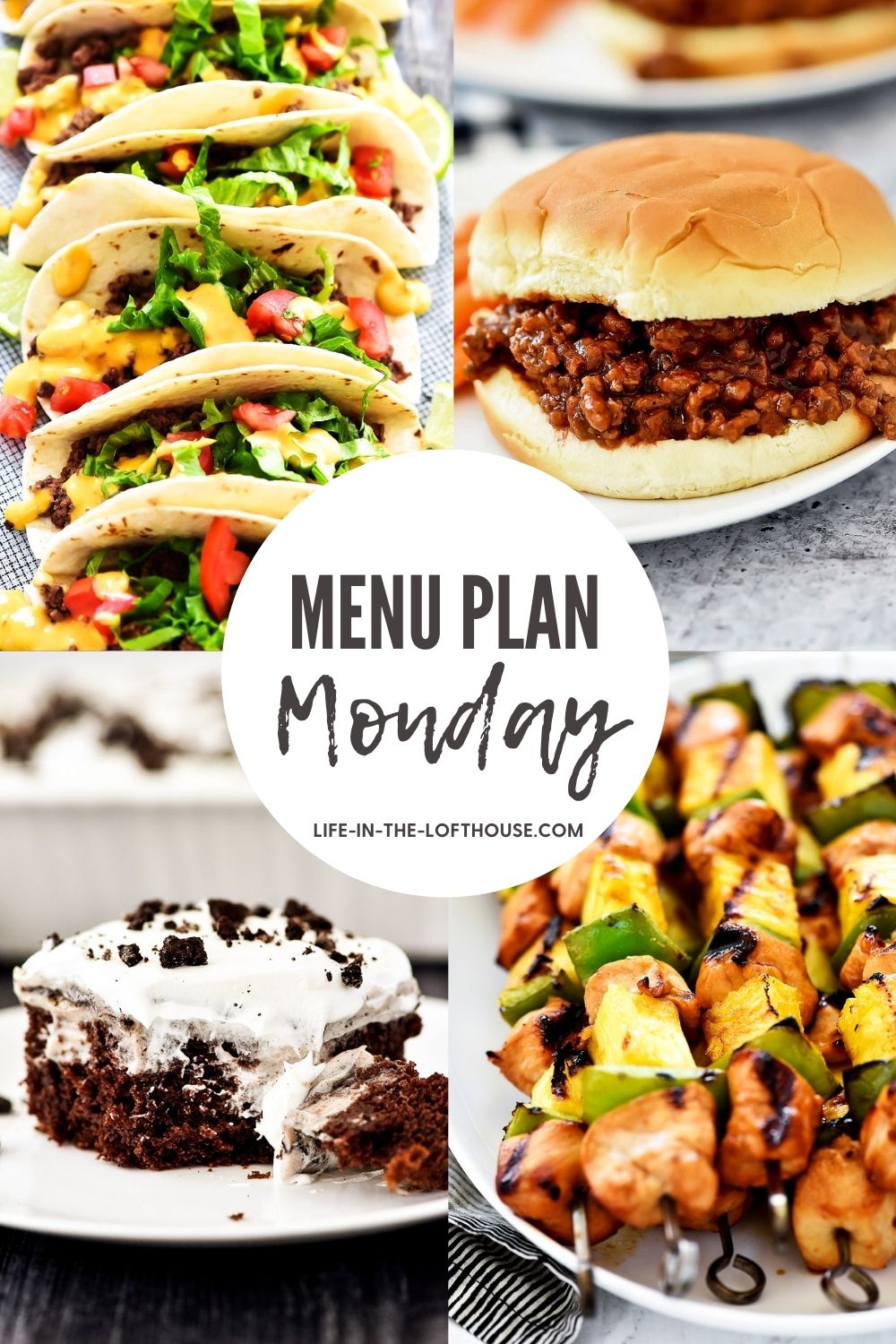 Menu Plan Monday is an easy guide to help you decide what to make for dinner. Each menu has six delicious dinner ideas and one dessert!