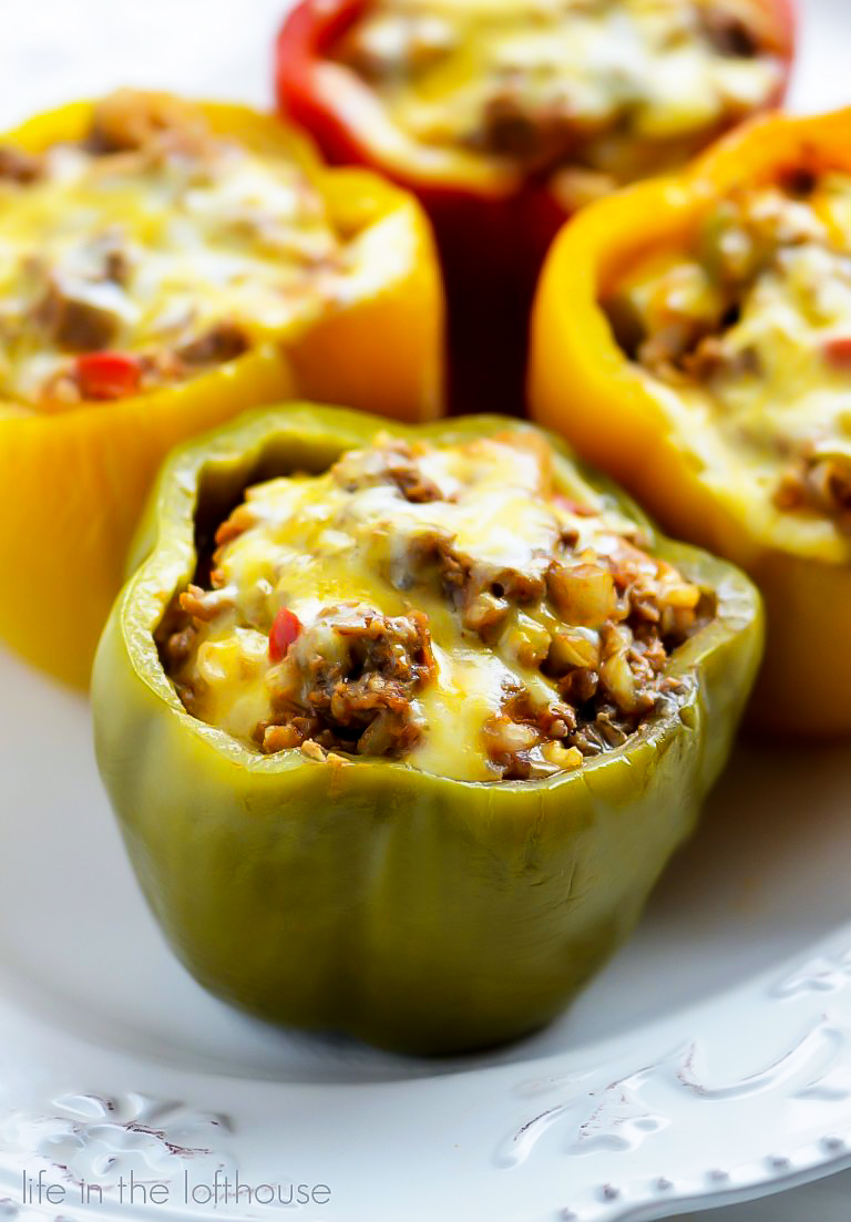 Crock Pot Stuffed Bell Peppers