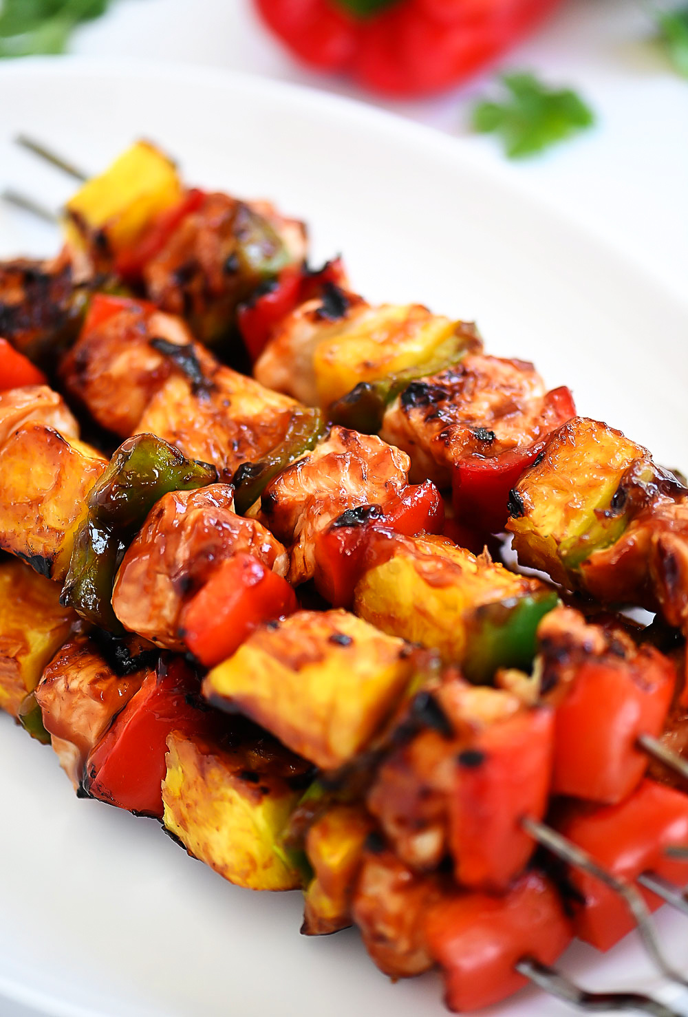 BBQ Chicken Kebabs