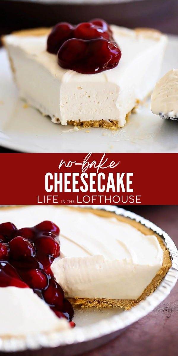 No-Bake Cheesecake Pinterest Pin