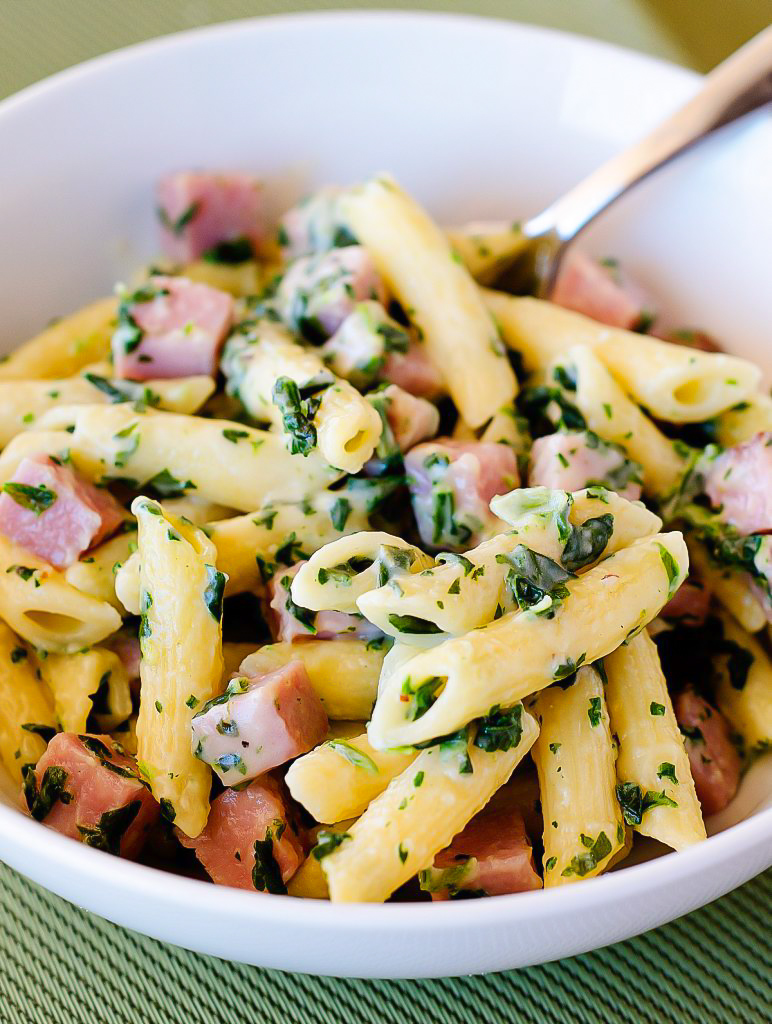 Ham and Cheese Penne