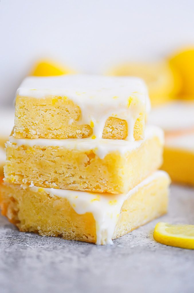 Glazed Lemon Brownies
