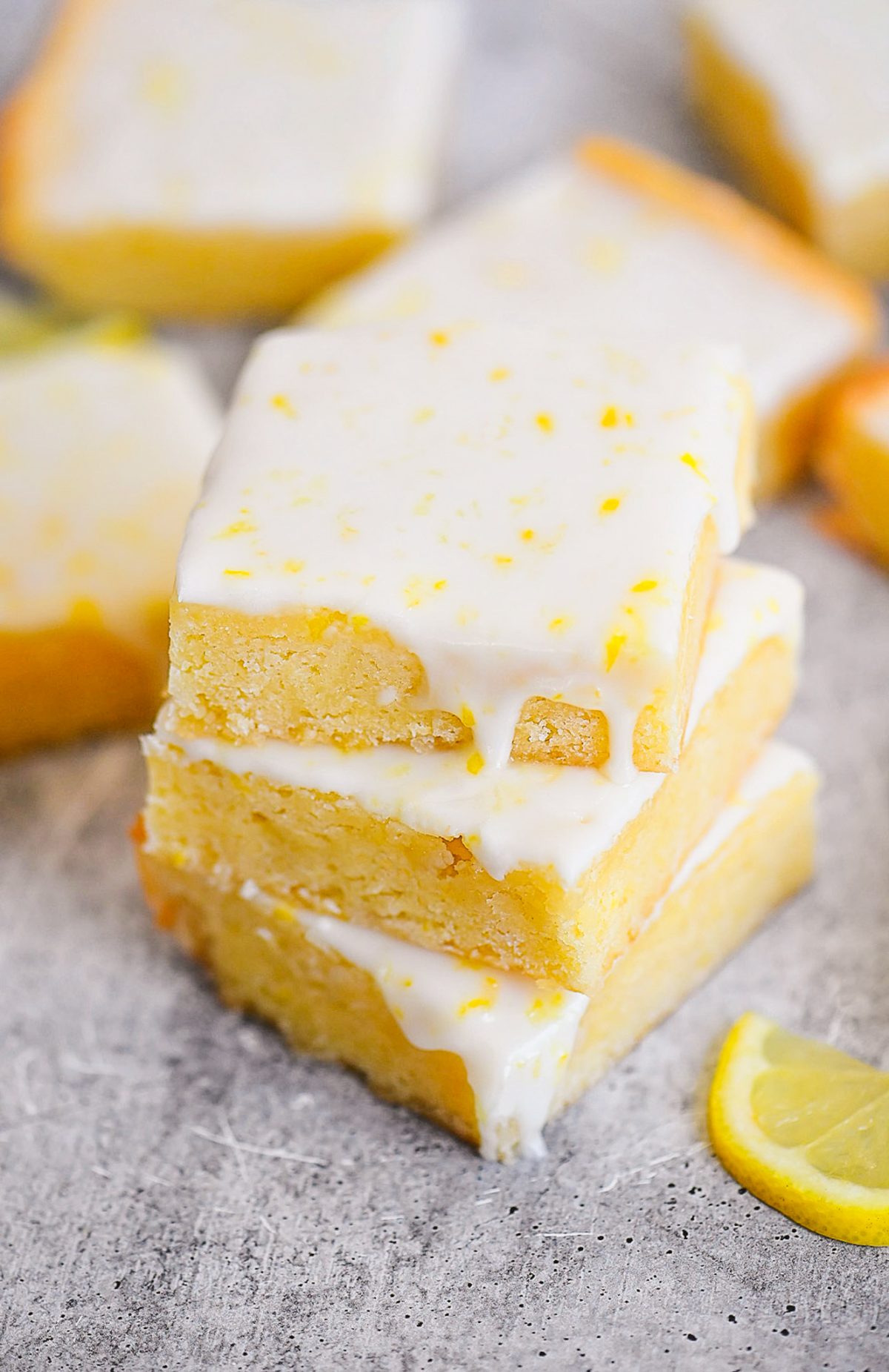 Glazed Lemon Brownies