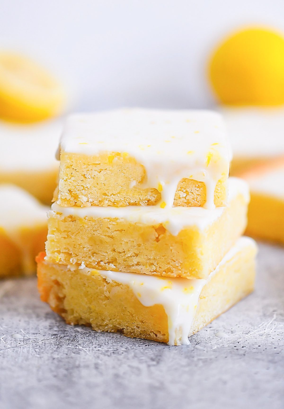 Glazed Lemon Brownies