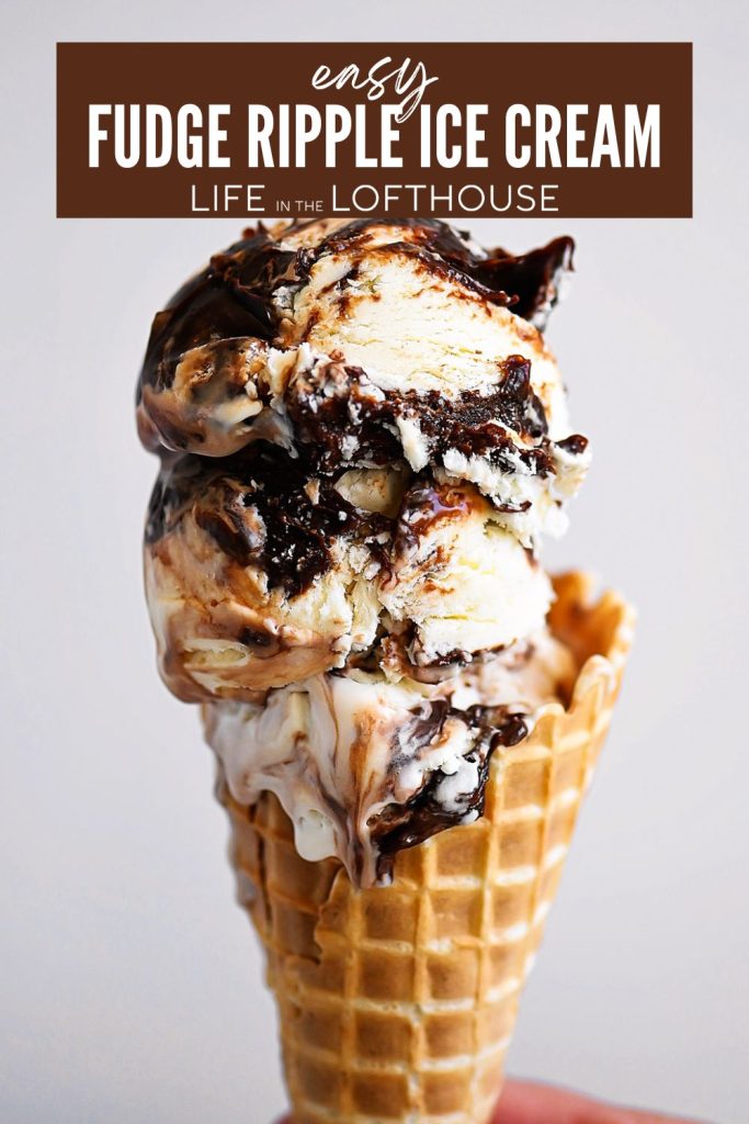 Easy Fudge Ripple Ice Cream