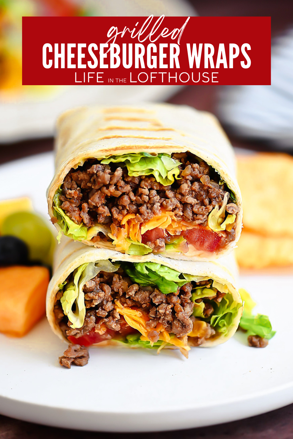 Grilled Cheeseburger Wraps