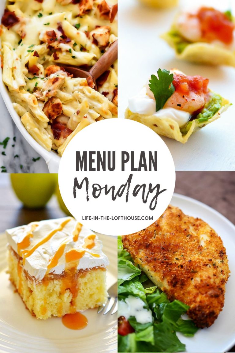 Menu Plan Monday is a collection of family favorite recipes from dinner to dessert.