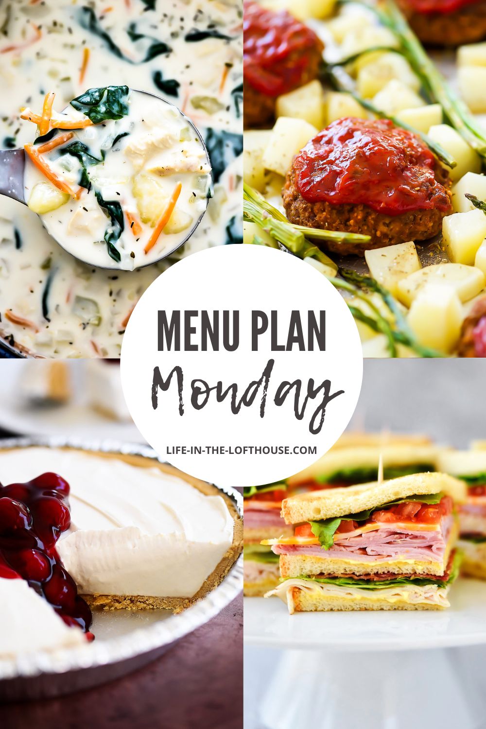 Menu Plan Monday is a list of recipe ideas for the week.
