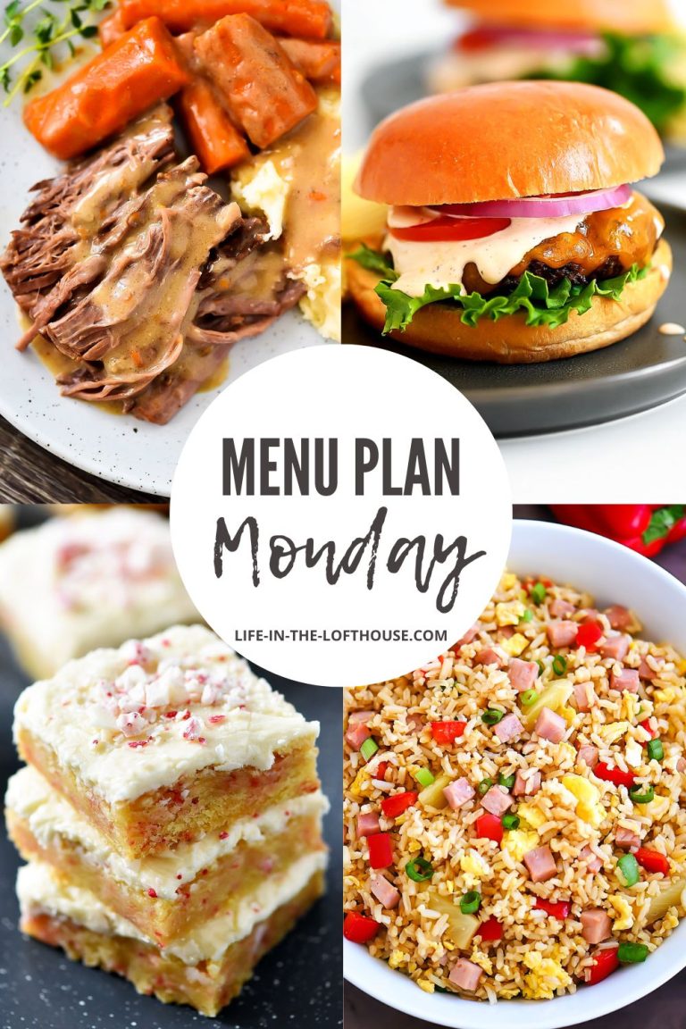Menu Plan Monday is a collection of family favorite recipes from dinner to dessert.