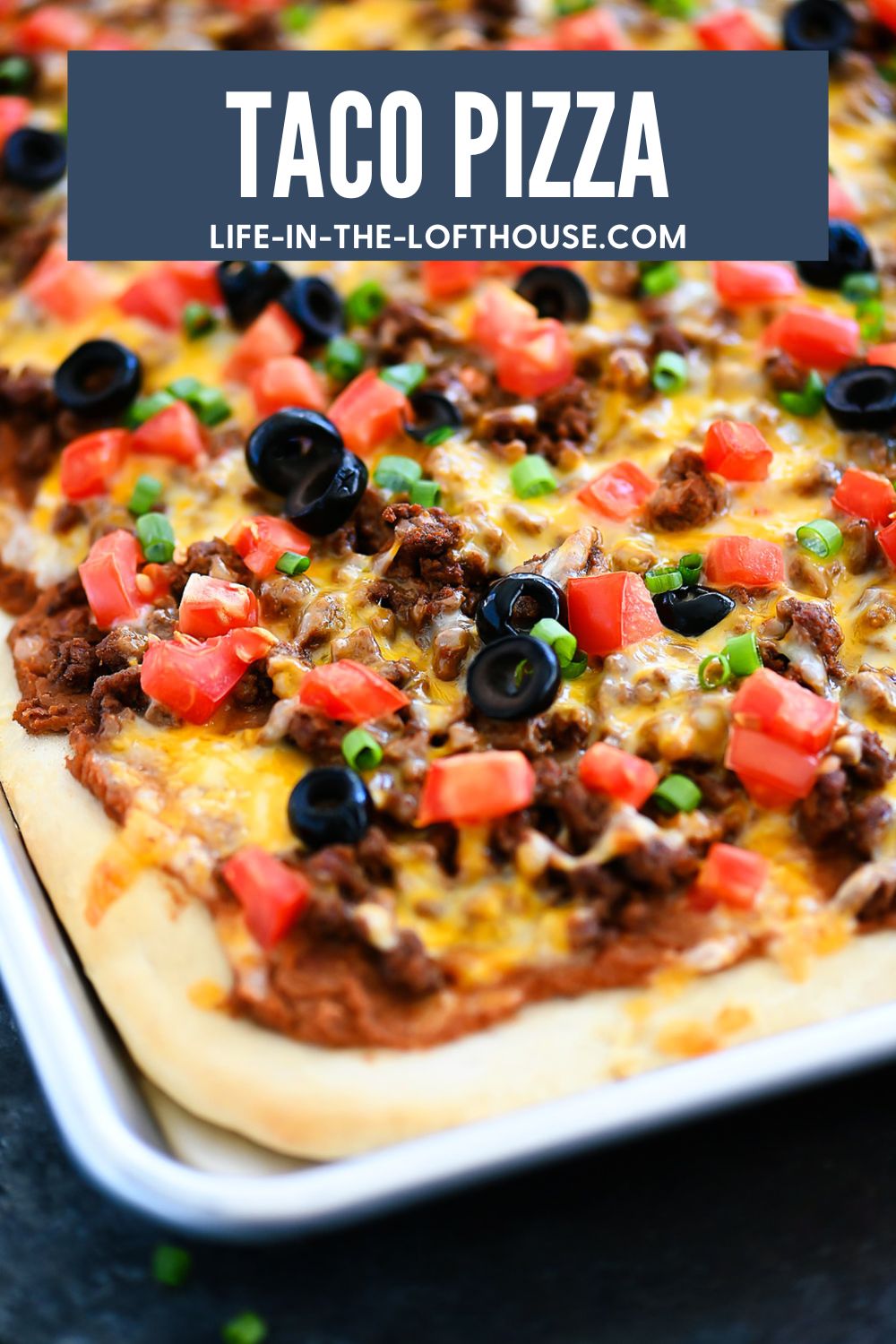 Taco Flavored Pizza