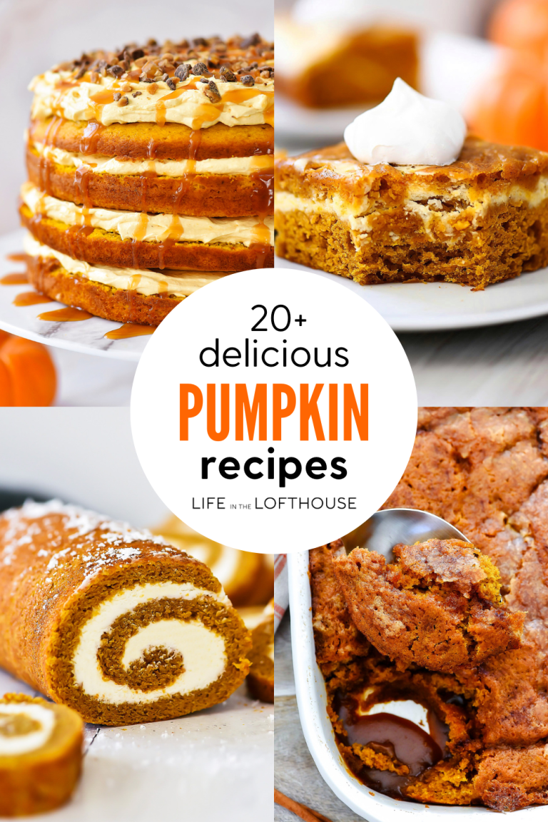 A list of over 20 Pumpkin Recipes