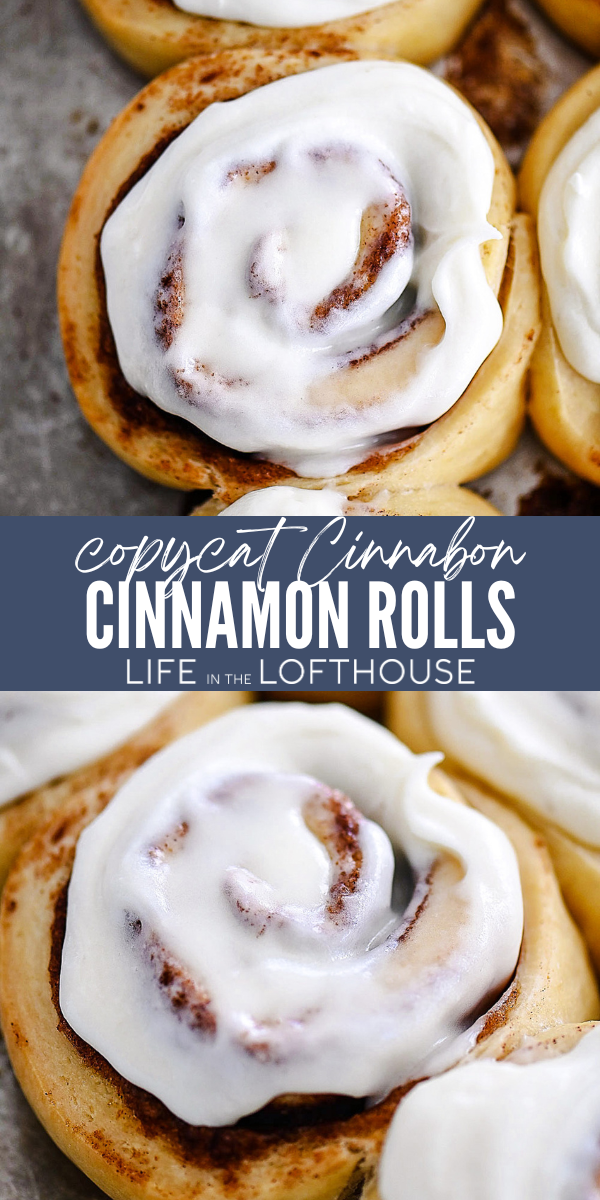 Copycat Cinnabon Cinnamon Rolls are an homage to the classic quick stop treat. These rolls are soft, gooey, and filled with that special cinnamon flavor!