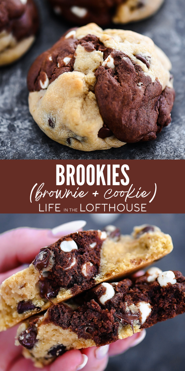 Brookies are a winning combo of chocolate chip cookies and brownies. These incredible treats are truly the best of both worlds!