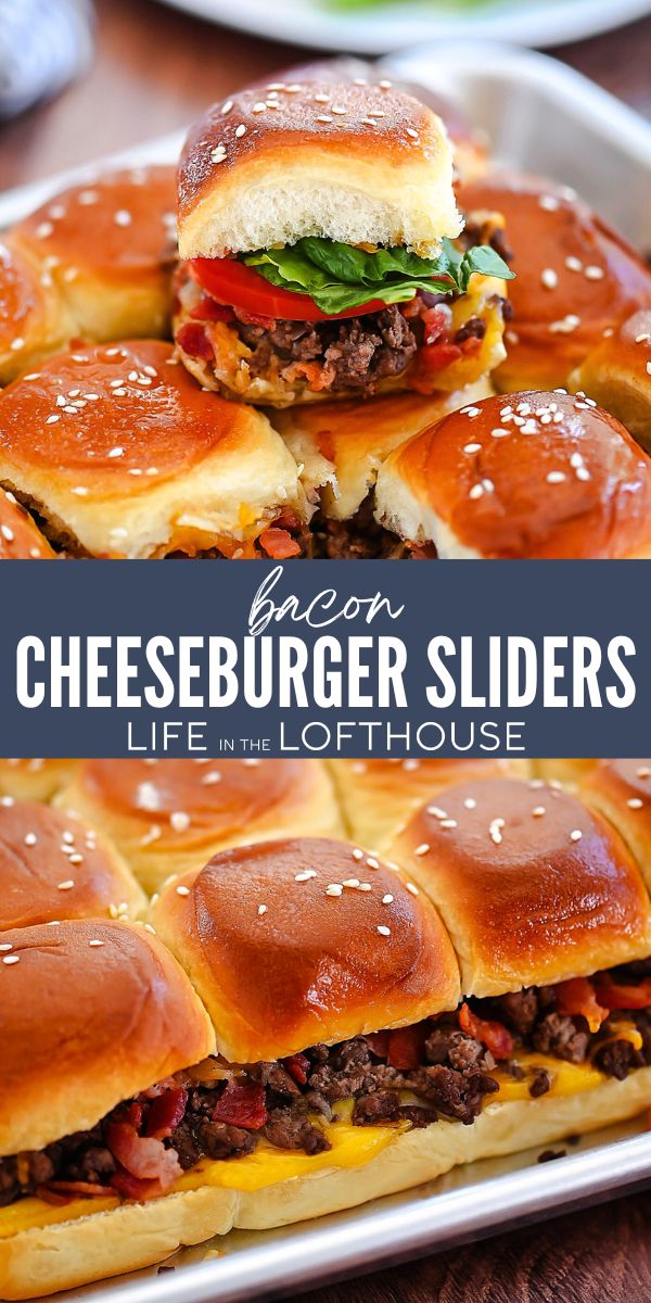 Bacon Cheeseburger Sliders