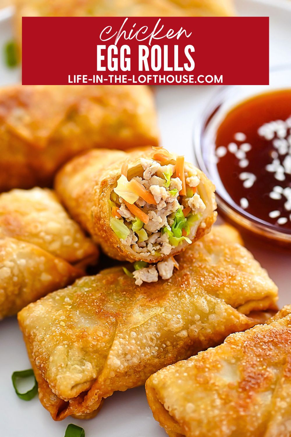 Egg Rolls with Chicken