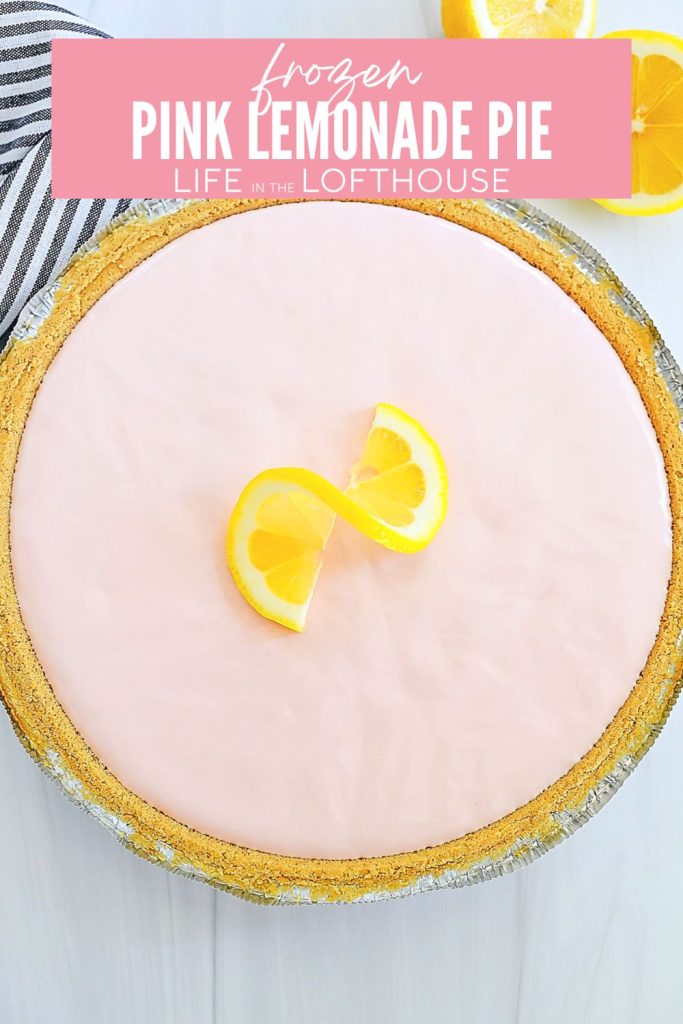 Frozen Pink Lemonade Pie