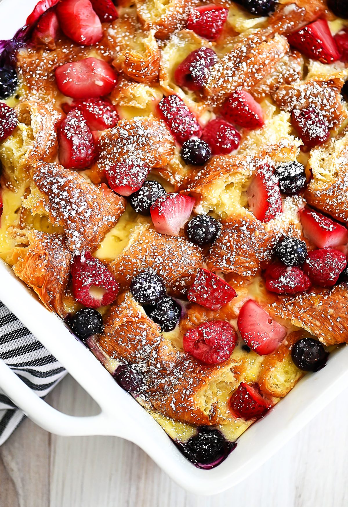 Croissant Breakfast Bake with Berries