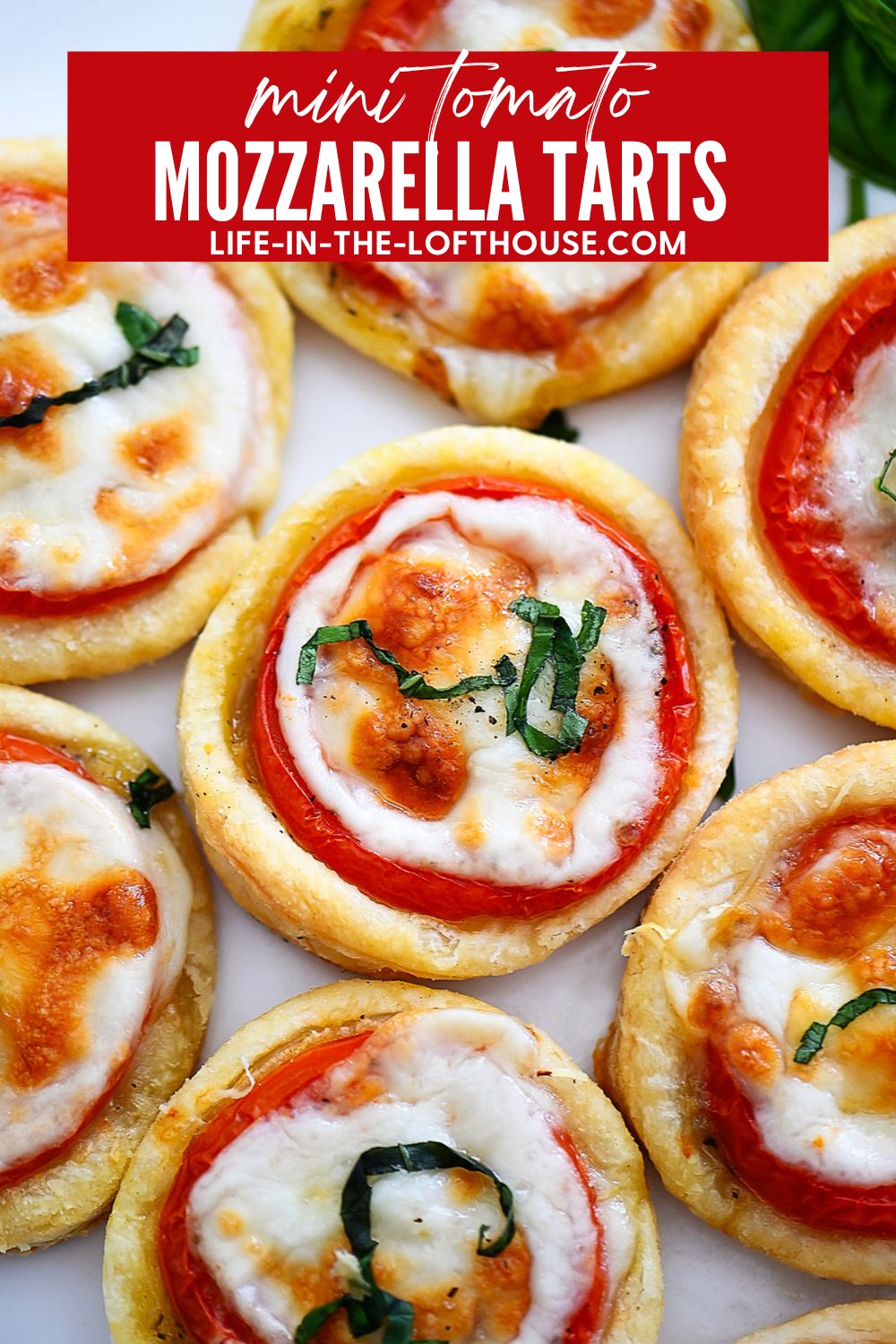Mini Tomato Mozzarella Tarts